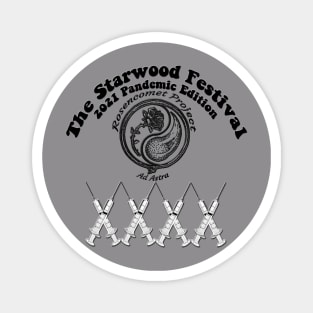 2021 STarwood Festival Pandemic Edition B&W Magnet